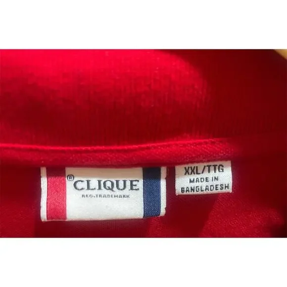 Clique Men's XXL Red Union Pacific Railroad Short Sleeve Polo - Picture 3 of 7